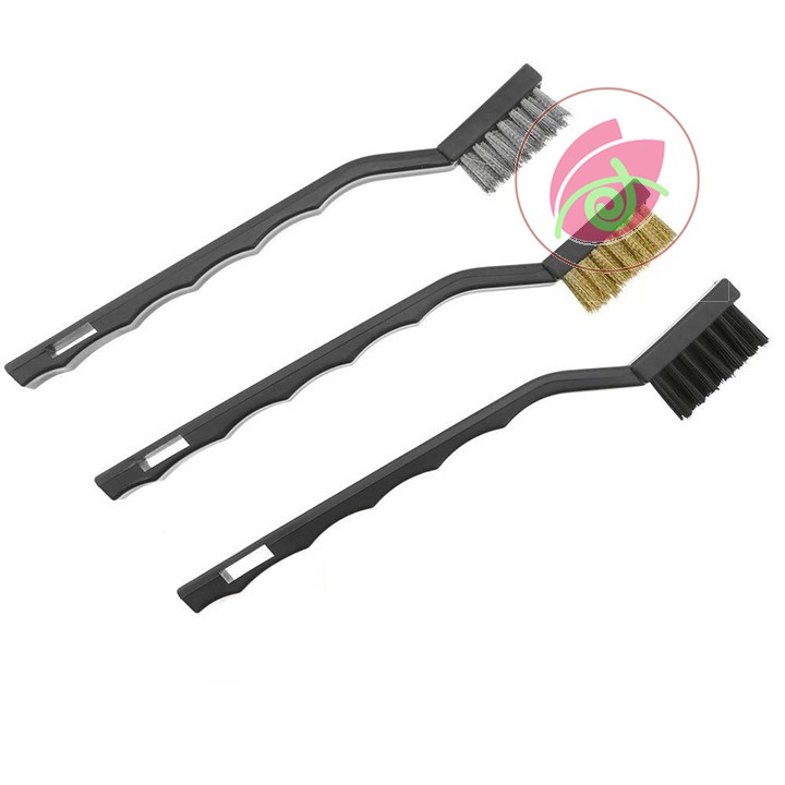 [Mã LIFEXANH03 giảm 10% đơn 500K] [Bán lẻ] Bàn Chải Nylon, SẮT hoặc Thép Mềm 180mm 7inch Wire Brushes TOLSEN 32059