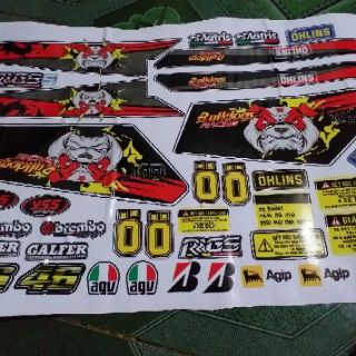 Tem rời dream bull dog đặt in