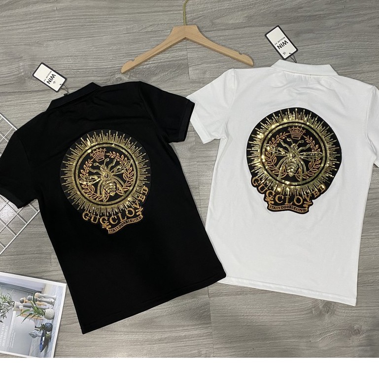 Áo Thun Nam Ngắn Tay cổ bẻ vải co giãn 4 chiều