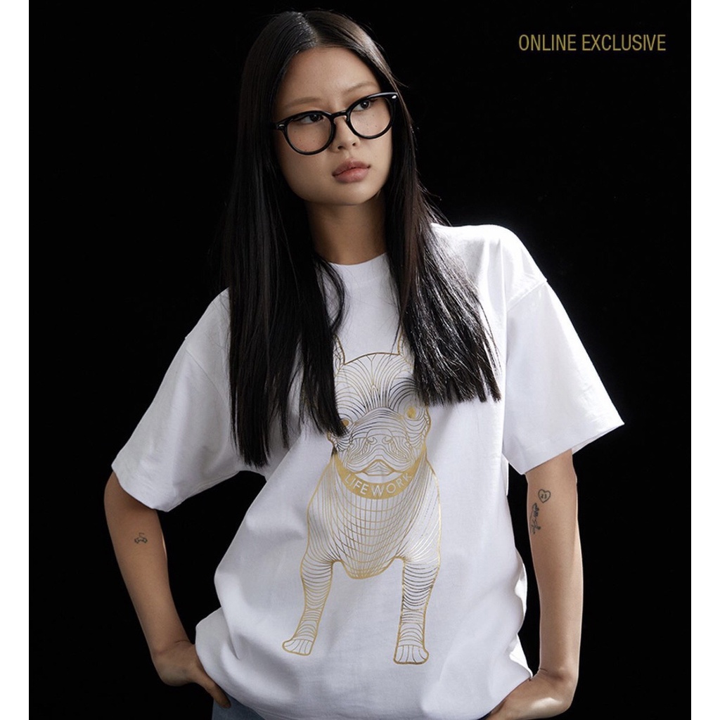 Áo thun tay lỡ unisex LifeWork chính hãng Hàn Quốc