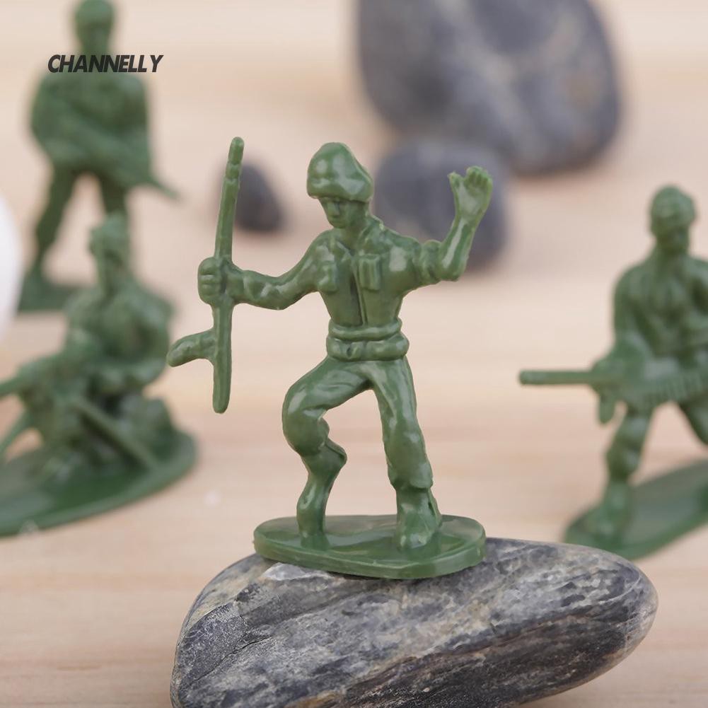 Bộ 100 mô hình người lính nhựa đồ chơi cho bé
