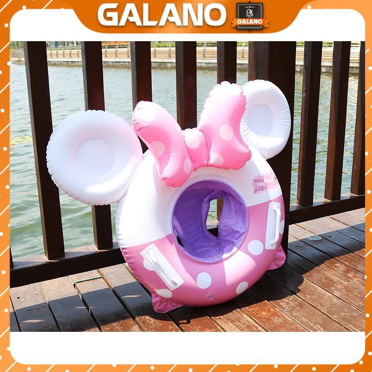 Phao Bơi Cho Bé GALANO Phao Bơi Trẻ Em Xỏ Chân Chống Lật An Toàn Bơi Lội Họa Tiết Mickey SS-001188