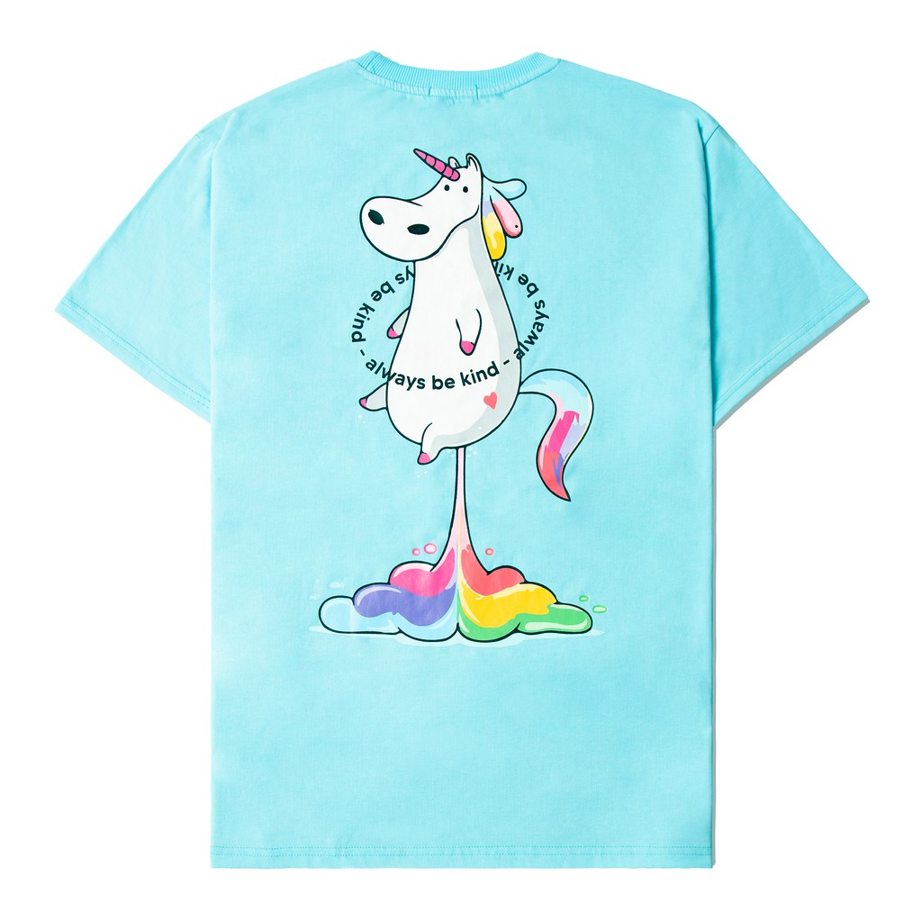 Áo Thun The Kind Unicorn Màu Xanh Dương