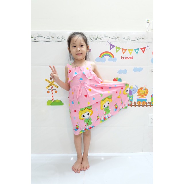 SIZE 2-9 (10-30KG) ĐẦM TOLE BÚP BÊ BÉ GÁI HIỆU MIKI