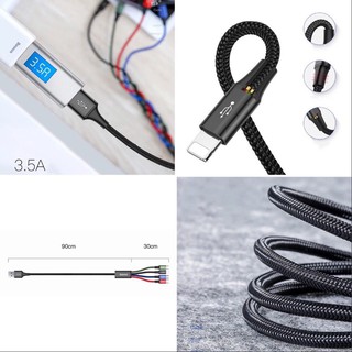 Dây Cáp Sạc Baseus Rapid 4 đầu