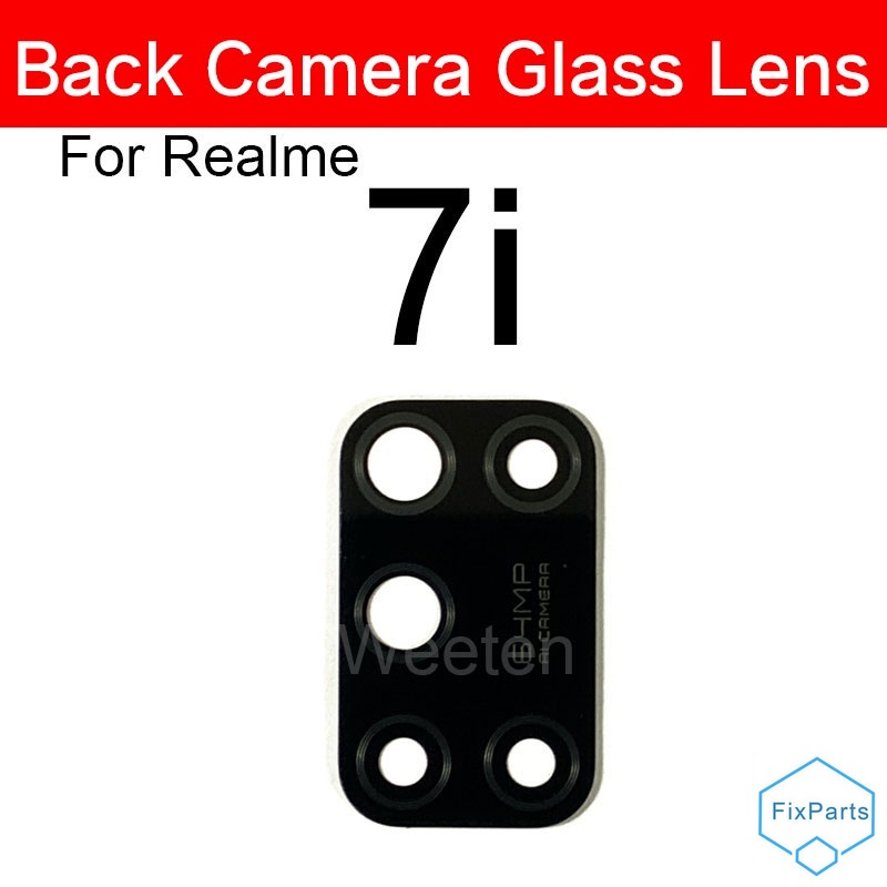 Ống Kính Camera Sau Có Miếng Dán Thay Thế Cho Oppo Realme 1 2 3 5S 5 5i 6 6i 7 7i 5G Pro