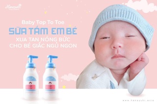 Sữa tắm gội em bé HANAYUKI