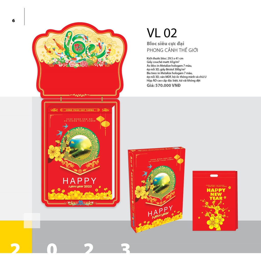 Lịch 2023 : VL02 Phong Cảnh Thế Giới