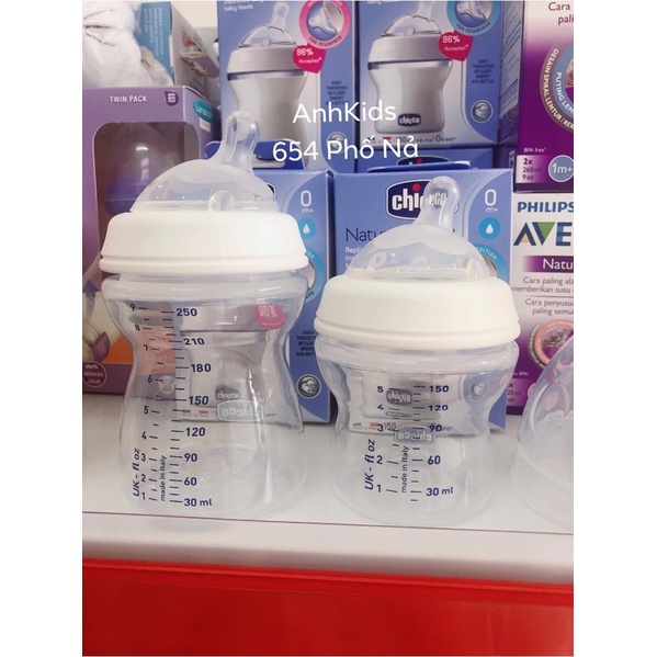 Bình Sữa Chicco Ý 150ml - 250ml