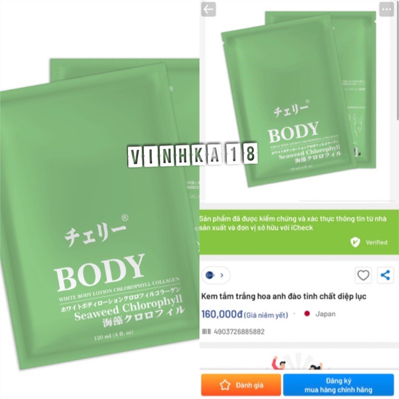 [Clip Test Trắng] Kem Tắm Trắng Tinh Chất Nhật Bản | BigBuy360 - bigbuy360.vn