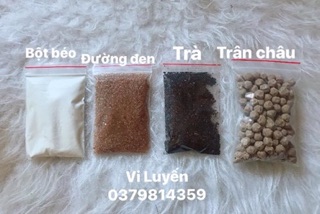 Set làm trà sữa trân châu đường đen