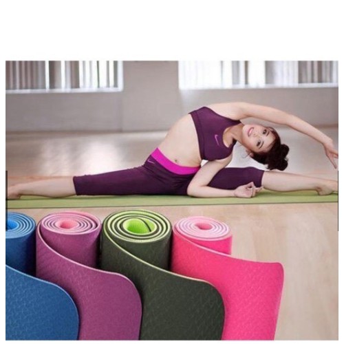 Thảm Tập Yoga 2 Mặt Gấp Gọn Tiện Lợi