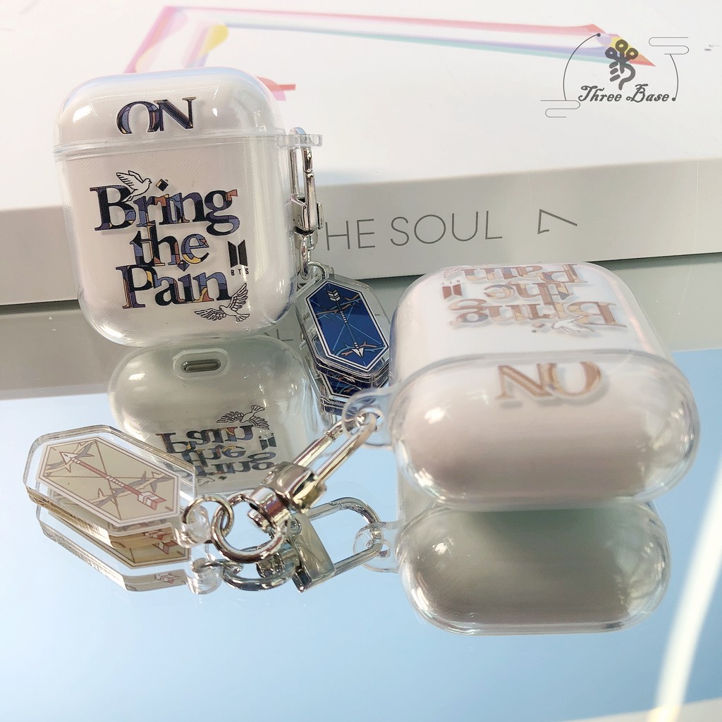 Vỏ Bảo Vệ Hộp Sạc Tai nghe không dây airpods pro samsung galaxy buds live pro Bằng tpu Mềm Họa Tiết bangtan boys Hàn Quốc