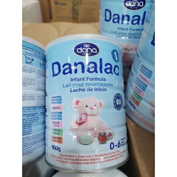 (combo 6 lon) Danalac 0-6/800g chỉ 650k