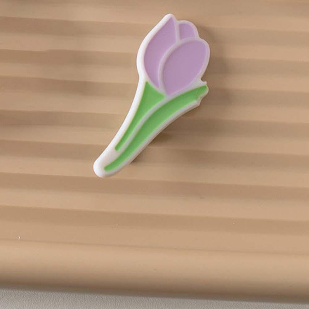 Kẹp Tóc Hoa Tulip Màu Tím Thời Trang Cho Nữ