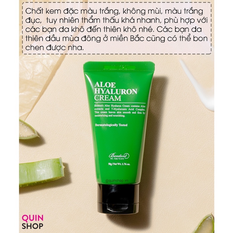 Kem Dưỡng Ẩm Benton Aloe Hyaluron Cream