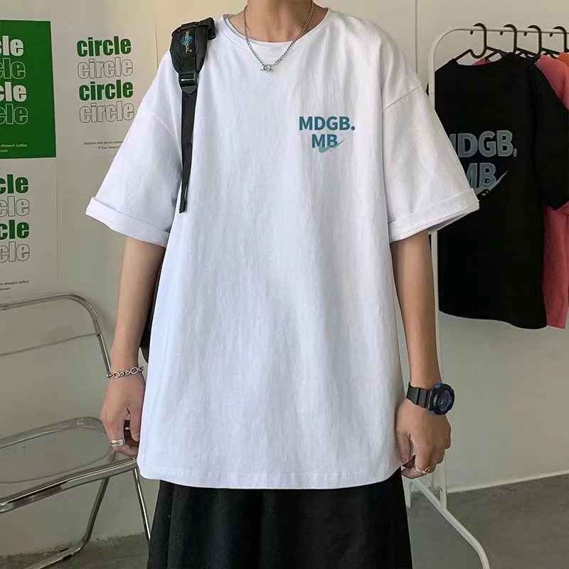 Áo Thun Tay Ngắn Dáng Rộng In Chữ Phong Cách Hip Hop Thời Trang Mùa Hè Cho Nam Và Nữ M-8XL