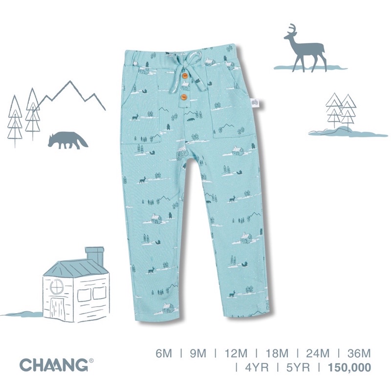 Quần Legging Snow tăm hồng, tăm xanh CHAANG(12-5y)