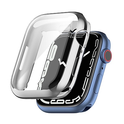 Ốp Case TPU Bảo Vệ Màn Hình Mạ Chrome cho Apple Watch Series 7 (Size 41mm/45mm).