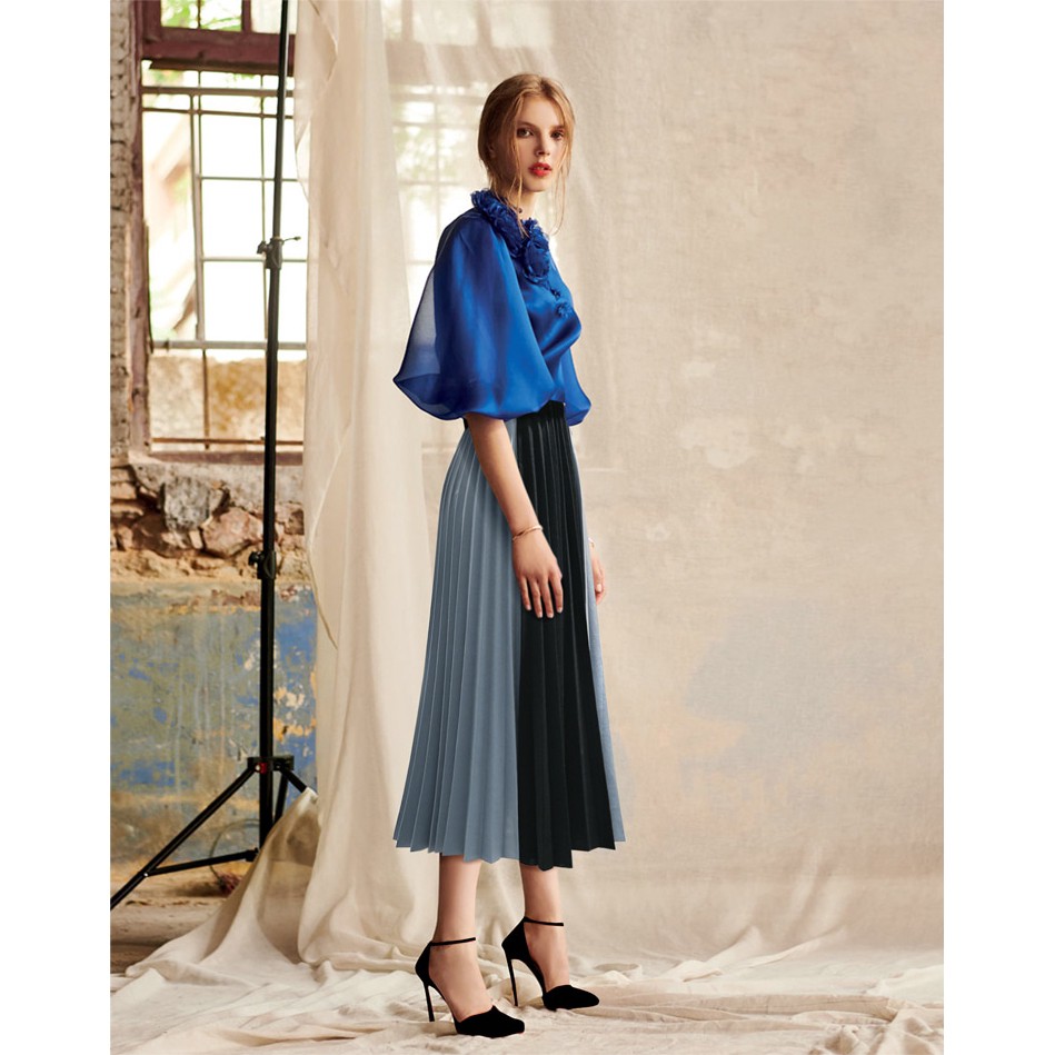 Chân váy kiểu dáng xếp ly trẻ trung tinh tế dành cho nữ