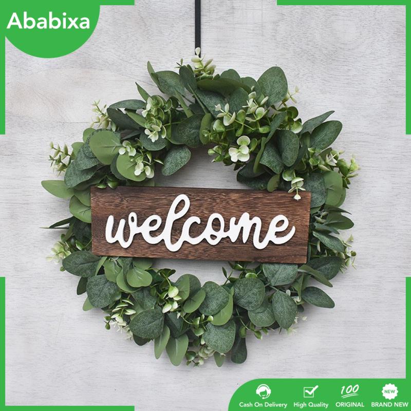 [Ababixa] Vòng Hoa Chào Mừng Bằng Gỗ Trang Trí Giáng Sinh / Nhà Hàng / Trong Nhà / Ngoài Trời