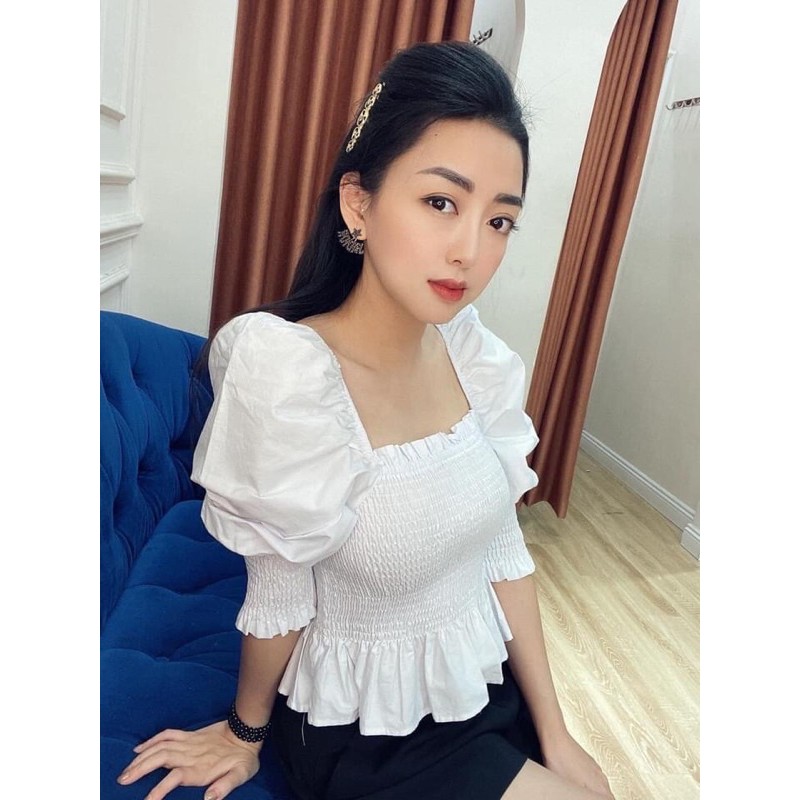 🎁🎁🎁 Áo Croptop Xinh Zara Authen Size Xs like New đáng yêu 🌿🌿🌿