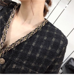 Áo dạ Tweed kẻ (Order 7-10 ngày)