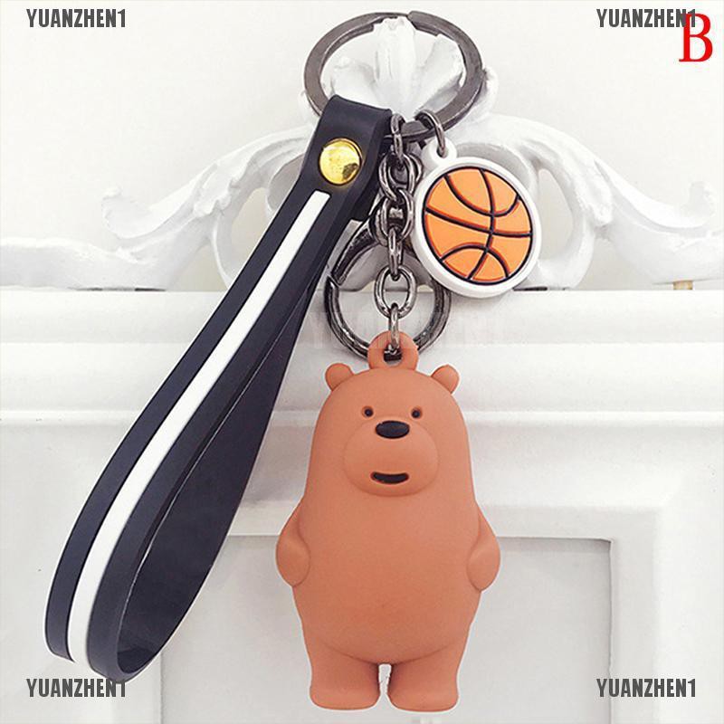 [YUANZHEN1] Móc Khóa we bare bears Băng Giá Gấu