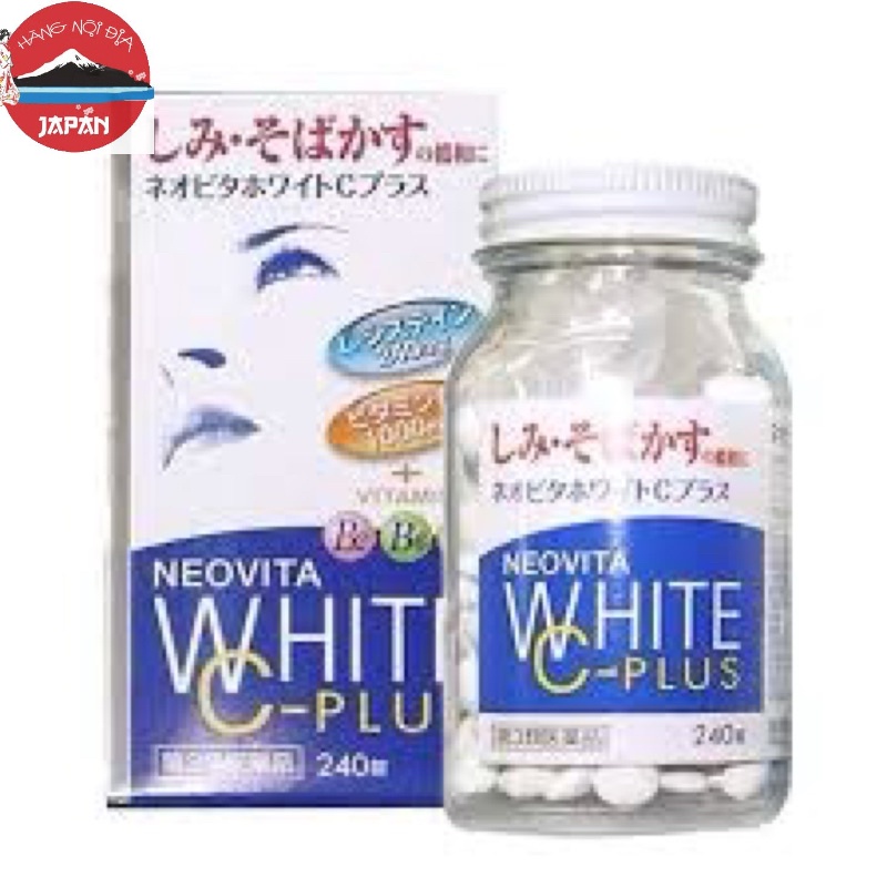 dạng Viên Uống Trắng Da Vita White Plus- Nhật Bản Hộp 240 Viên