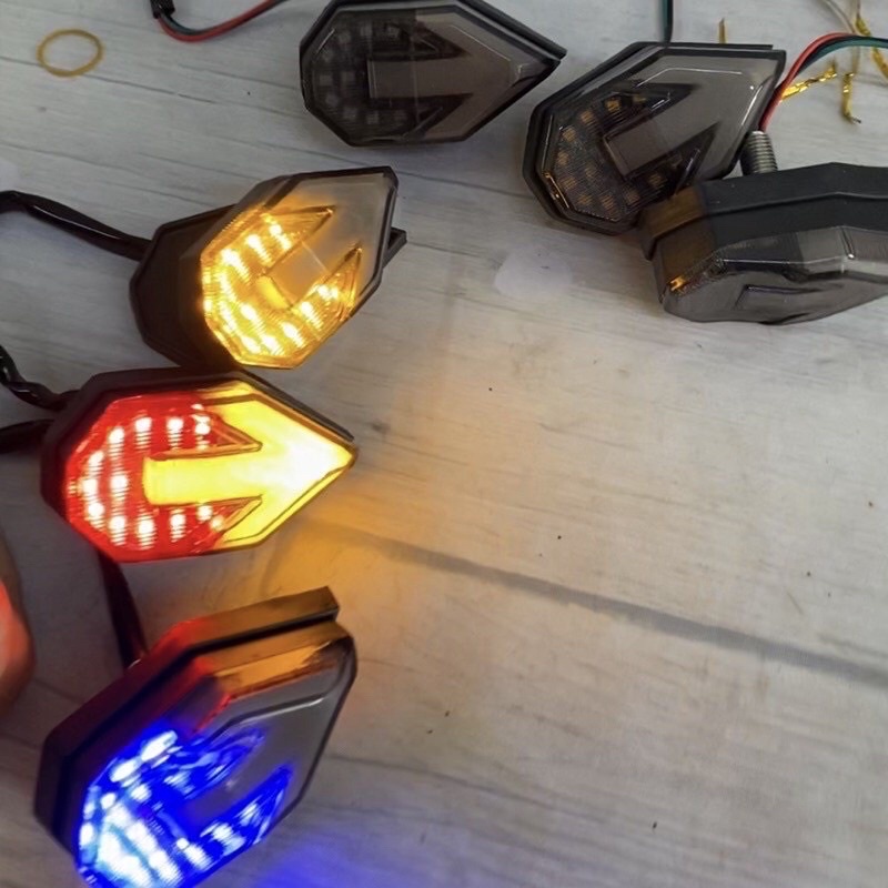 Xi nhan mũi tên 2 Led Siêu sáng gắn các dòng xe máy