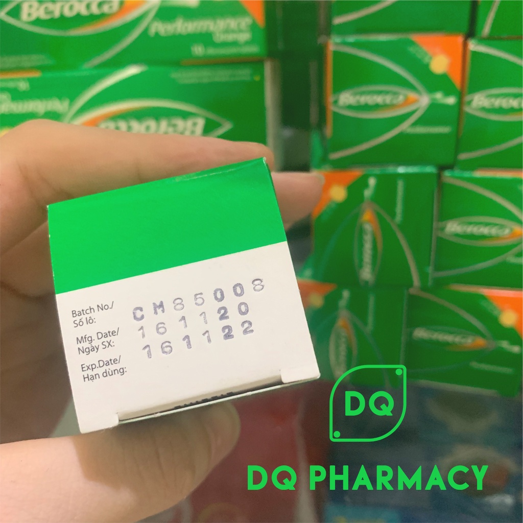 Vitamin C sủi, viên sủi vitamin c Berocca hộp 10v 15v