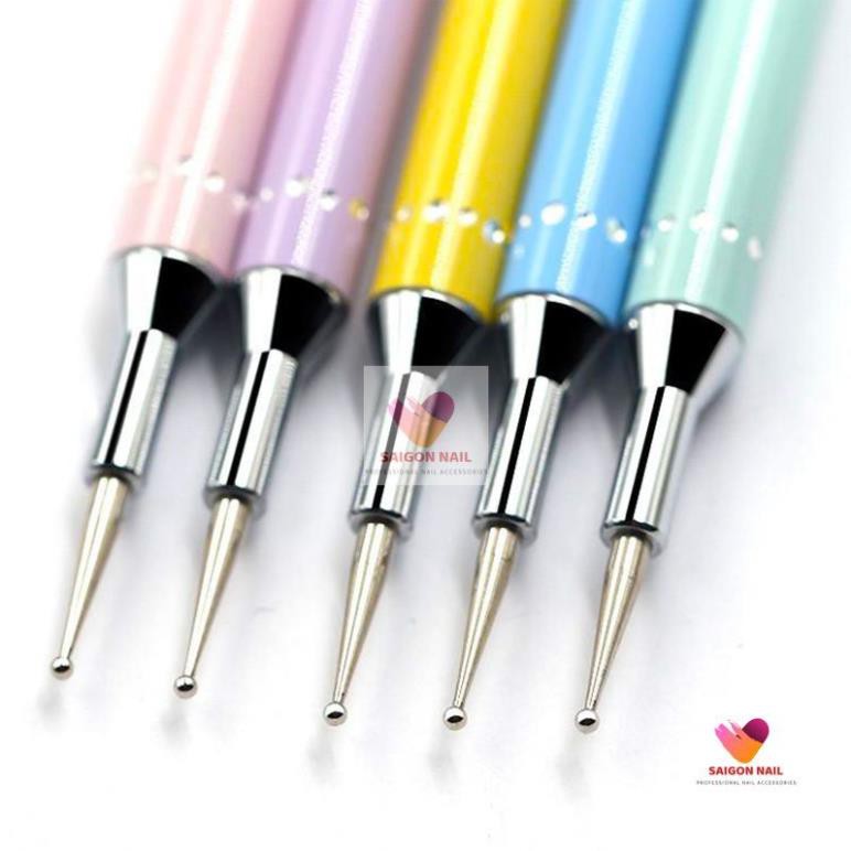 Cọ bút 2 đầu chấm xoàn - chấm bi Nail