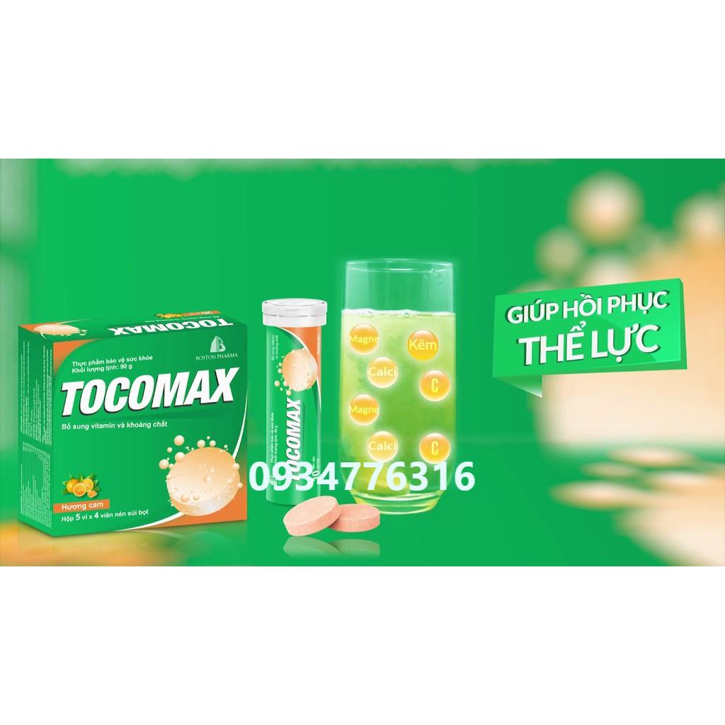 ✅ Viên Sủi Tocomax - 10 viên sủi - hỗ trợ tập trung trí tuệ, tăng cường năng lượng.