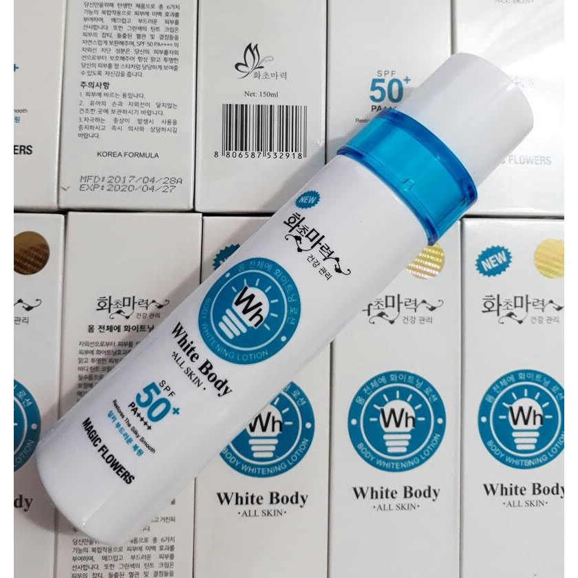 Kem Kích Trắng White Body All Skin SPF 50+ Hàn Quốc- Mh Dd 14