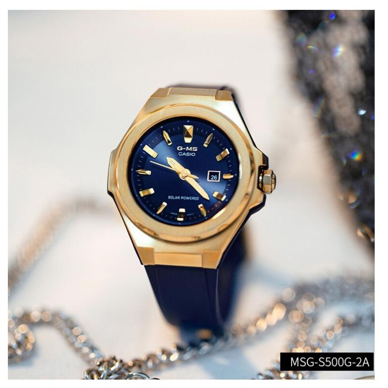 Đồng Hồ Nữ Casio Baby-G MSG-S500G-2A Chính Hãng - MSG-S500G-2ADR Pin Năng Lượng