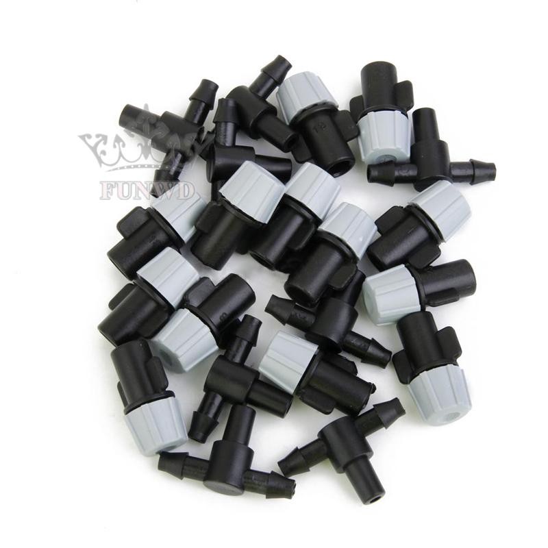 Bộ 20 vòi phun sương bằng nhựa kèm khớp nối tiện lợi dùng để tưới cây trong vườn nhà