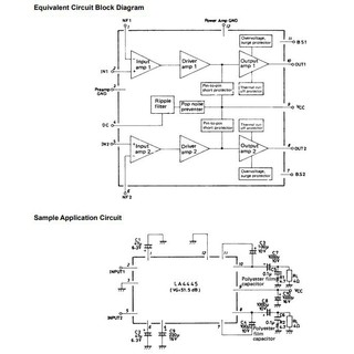 [VM] - 2 con ic LA4445 12 chân