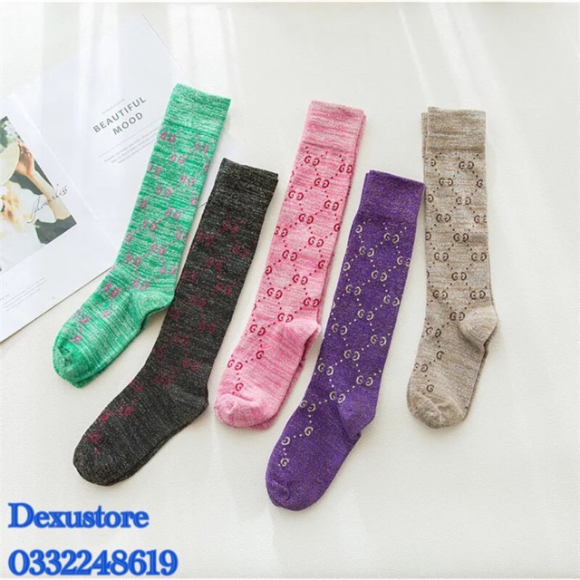 Tất Gucci cổ cao - Hàng có sẵn