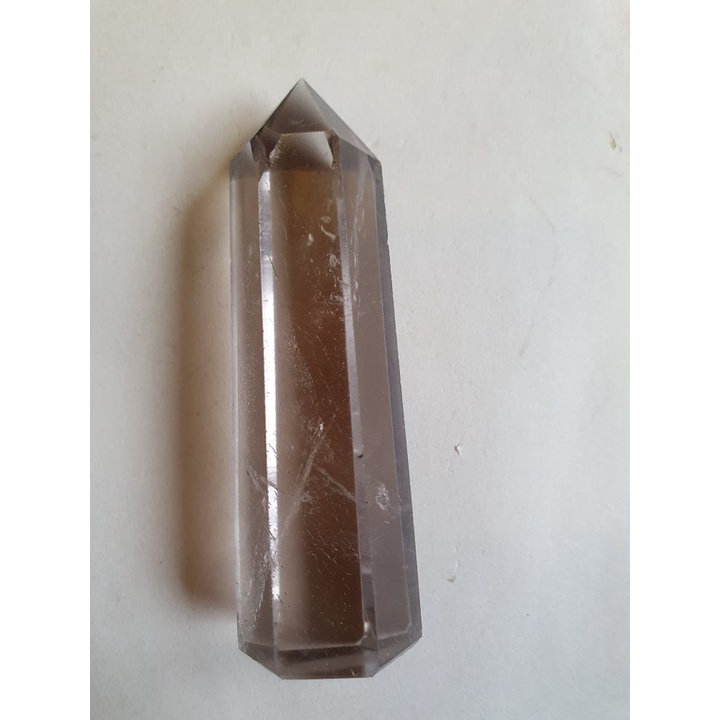 Thach anh khói dạng trụ smoky quartz 83 gram