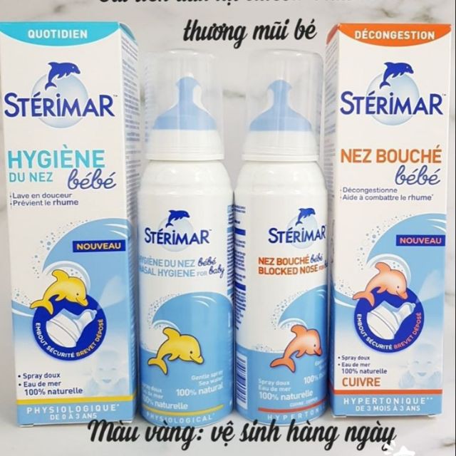 Xịt Cá heo hàng ngày cho bé từ sơ sinh 0m+