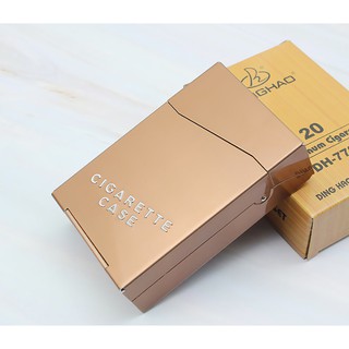 Hộp đựng 20 điếu thuốc lá bằng hợp kim chắc chắn & nhỏ gọn HD 7708