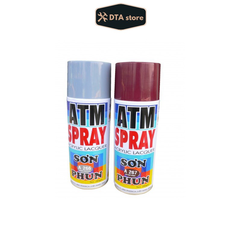 Sơn xịt ATM / xịt TV Đủ Màu 270gr CHÍNH HÃNG