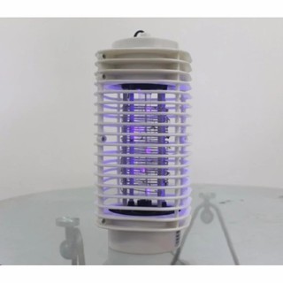 Bộ 2 đèn bắt muỗi và công trùng Tower 3D  trắng