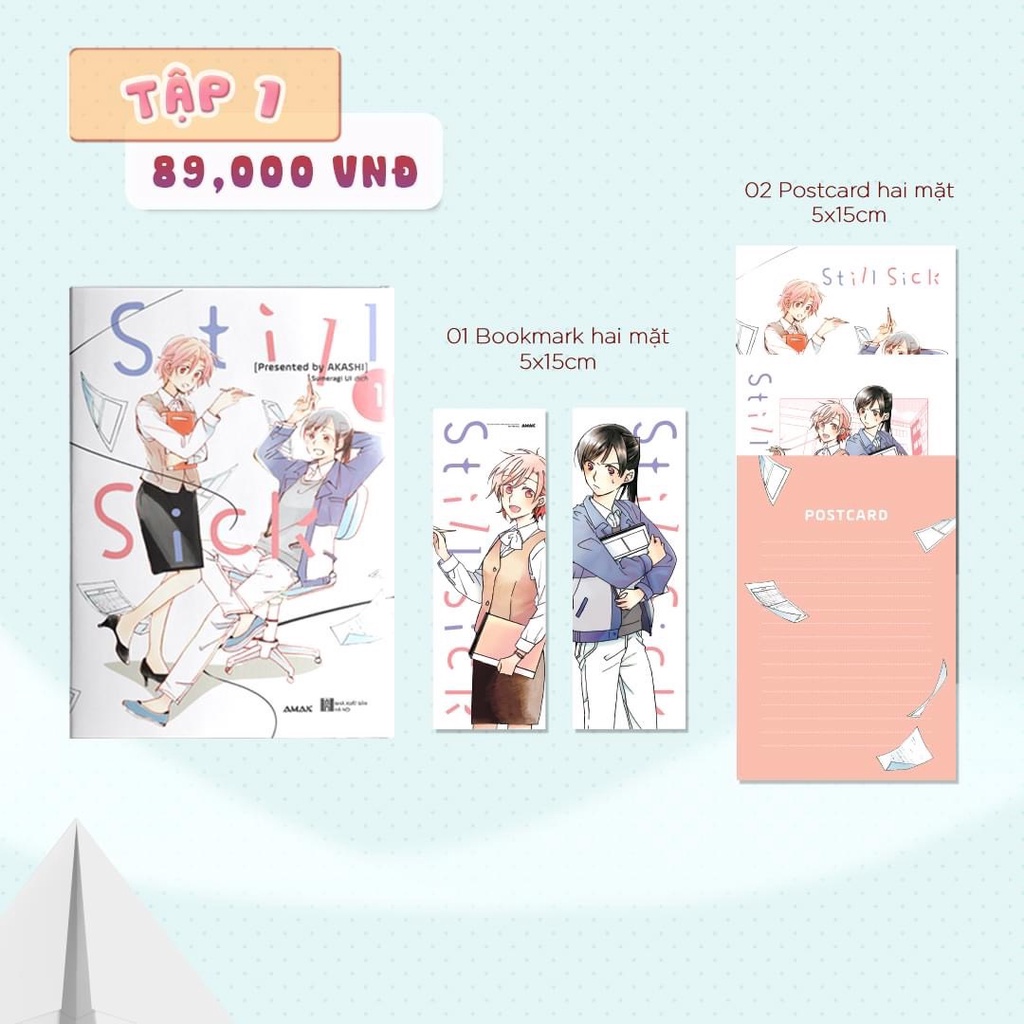 Sách Still Sick - Trọn Bộ 3 Tập - Tặng Kèm 3 Bookmark + 6 Postcard 10x15cm + 1 Đai Sách