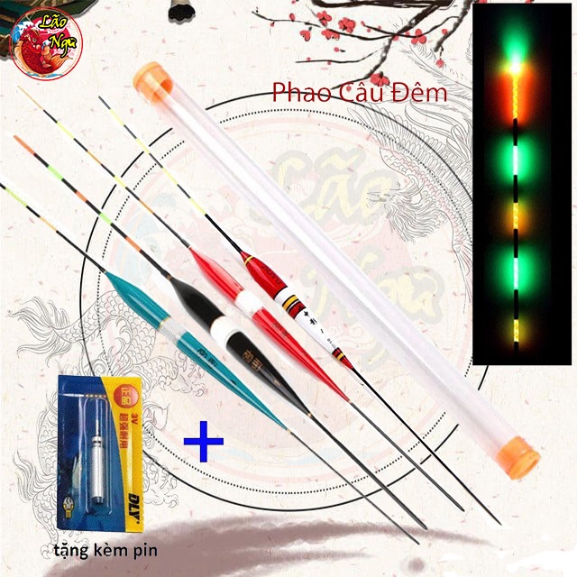 [Tặng Pin] Phao Câu Đài Dùng Cho Ngày Và Đêm [PHAO 11]