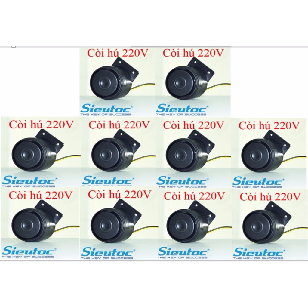 Bộ 10 còi hú báo động báo trộm 220v AL02