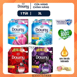 Nước xả vải Downy Hương Nước Hoa túi 3L (mới)