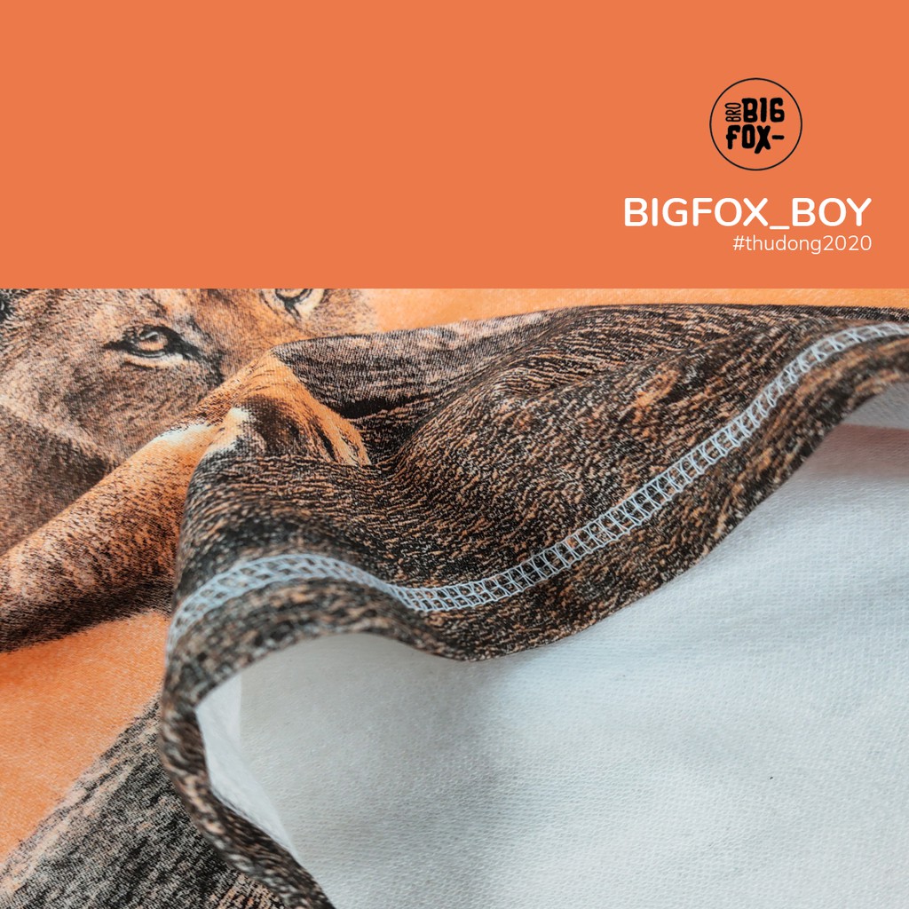 Bộ dài tay bé trai BIGFOX - MISS MEOW size đại, bộ thu đông cho bé phong cách Âu Mỹ hình in Con Báo 10 - 36kg QATE