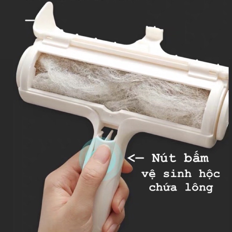 Cây Lăn Lông Thú Cưng, Cây Lăn Tĩnh Điện Hút Lông Chó Mèo Trên Giường, Nệm, Sofa