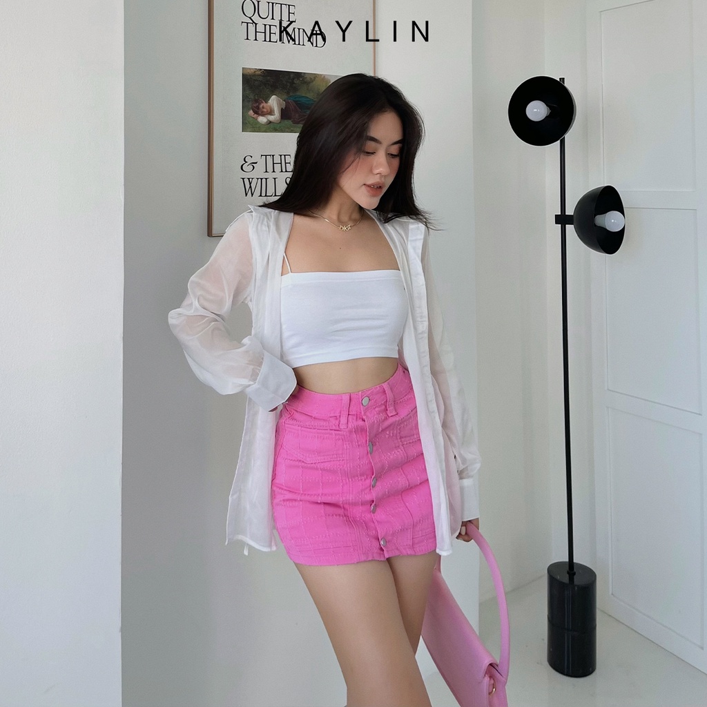 Chân váy jean xù N1769 - KAYLIN